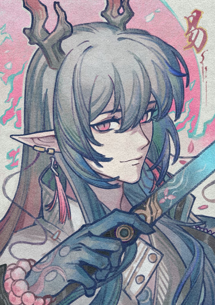 Nashaoge's tweet photo. 初次见面，博士。#Arknights #明日方舟 #易 #yi #アークナイツ https://t.co/c0BXNHzDaI