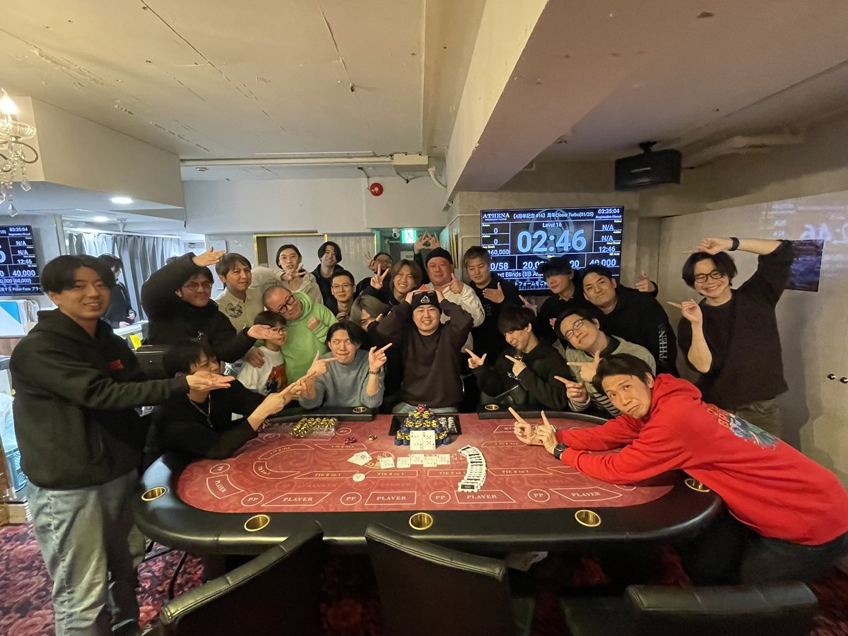 athena_poker's tweet photo. 🏆4周年最終日優勝者発表🏆

🏅MAIN DAY2 FINAL🏅
🥇ひろろ様❣️

誰もこの男を止められず‼️
勢いは止まることなく突き進みました✊🏻
流石としか言えないです🔥🔥

🏅ポカブラ杯🏅
🥇とがし様❣️

総エントリー80E越えの大嵐を抜けて見事戦い抜きました🔥
ポカブラのお二人もさすがでしたが今回はそれ以上の結果でした💫

🏅周年Closer Turbo🏅
🥇かぉる様❣️

オールインが飛び交う中、肩で見せつけました❣️
周年イベントを締めくくる見事なプレイで優勝🏆

🏆アテナ4周年シリーズオブポーカー🏆

🥇ひろろ様　　131.5pt
🥈たなしん様    97.5pt
🥉かぉる様        72.0pt
4️⃣いかりんぐ様 70pt
となりました‼️

シリーズオブポーカー優勝は3年連続のひろろ様❤️‍🔥
本当にすごい😵おめでとうございます🎊

アテナ4周年イベントたくさんのご来店ありがとうございました😆😆
皆様のお陰様で4周年を迎えられました㊗️
これからもATHENA池袋をよろしくお願い致します👐
