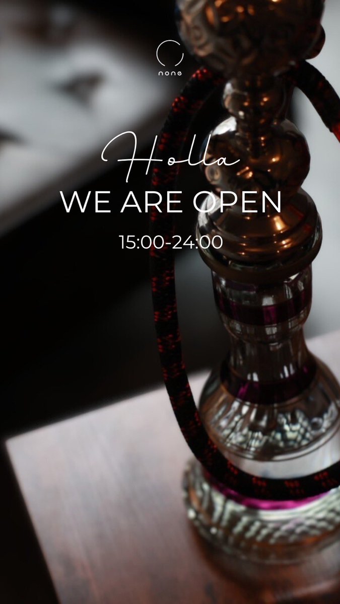 cafe none OPEN

よろしくお願いします☀️

OPEN | 15:00–24:00
TEL | 052-990-9742

#シーシャ #cafenone #シーシャカフェ