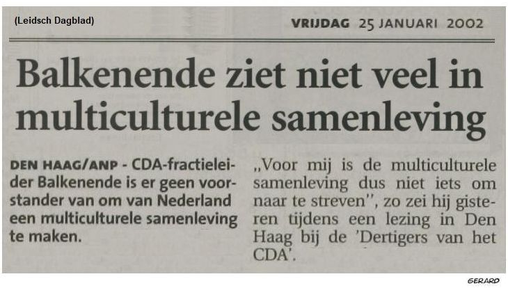 Gerard1945X's tweet image. Terugblik. 

Toen begin 2002 alle peilingen uitwezen dat Pim Fortuyn ruim 38 zetels zou scoren was Balkenende plotseling ook geen voorstander meer van de multiculturele samenleving, maar nadat Pim vermoord was bleek hij weer van gedachten veranderd te zijn.