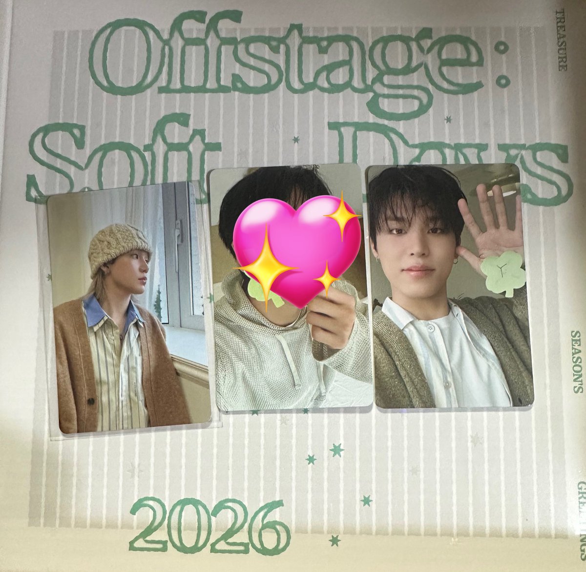 treasure ジフン weverse 当選者特典 天使 2枚セット treasure ジフン