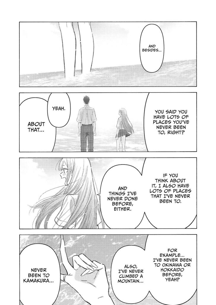 It just hit me
Marin says she's never been to Kamakura
But funnily the beach they're at IS at Kamakura (or at least based off it IRL) 🤣