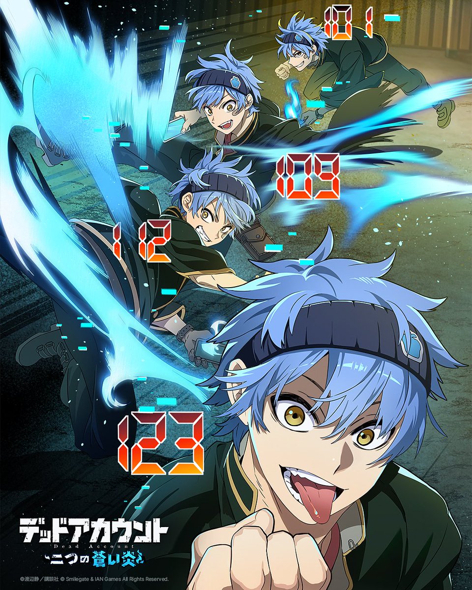 DDAC_GAME_JP's tweet image. 縁城蒼吏、出力テストクリア！

臨場感あふれる瞬間を、ゲーム内イラストでもチェックしてみてください✨

#デッドアカウント #二つの蒼い炎 #デドアオ