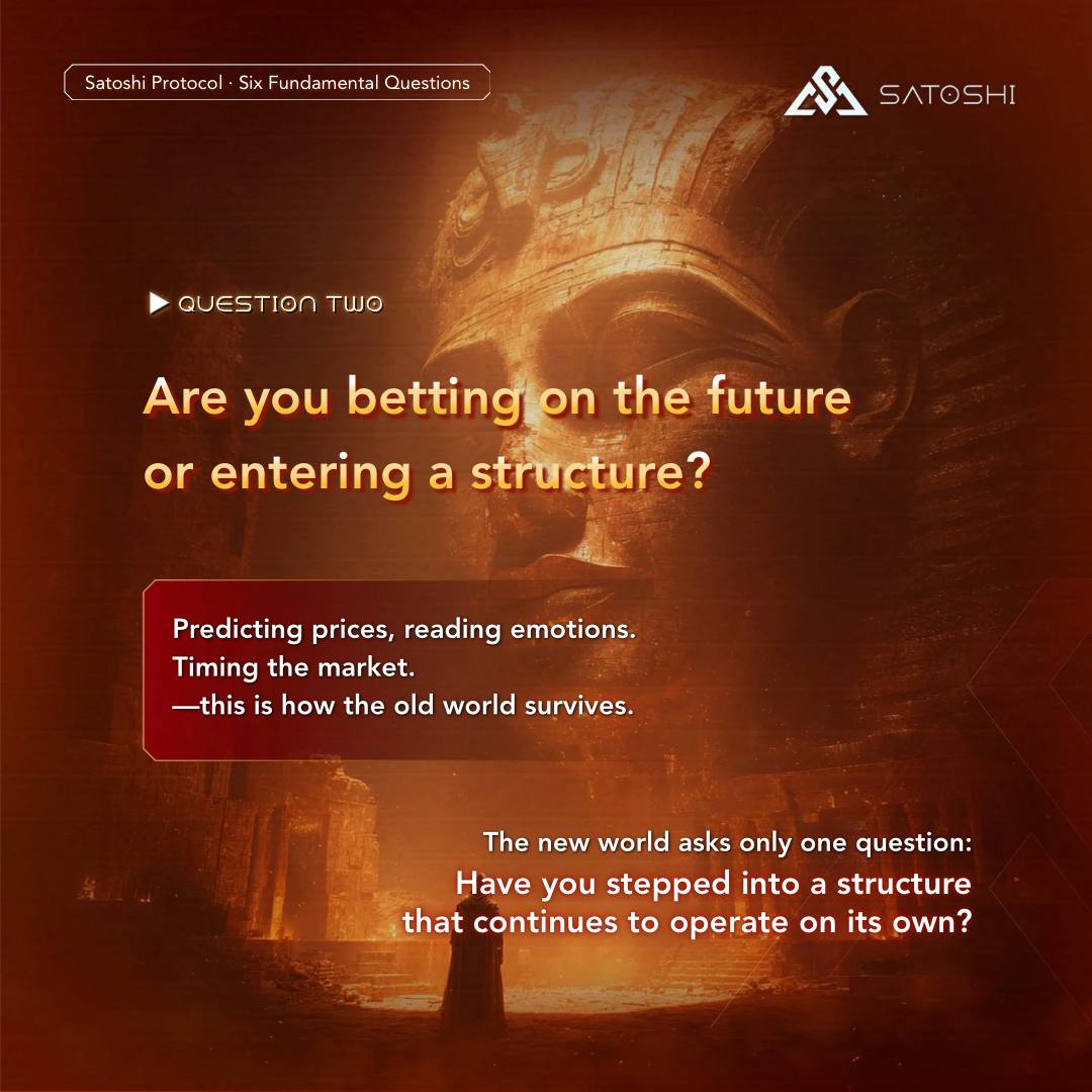 SPRDEFI's tweet image. Six questions are not an interrogation,
but a stripping away of the old system 🛡️

When no one controls the system,
rules begin to operate honestly for the first time🔥

#SatoshiProtocol #StructuralSystems #OnChainOrder #TimeVerifiesAll
