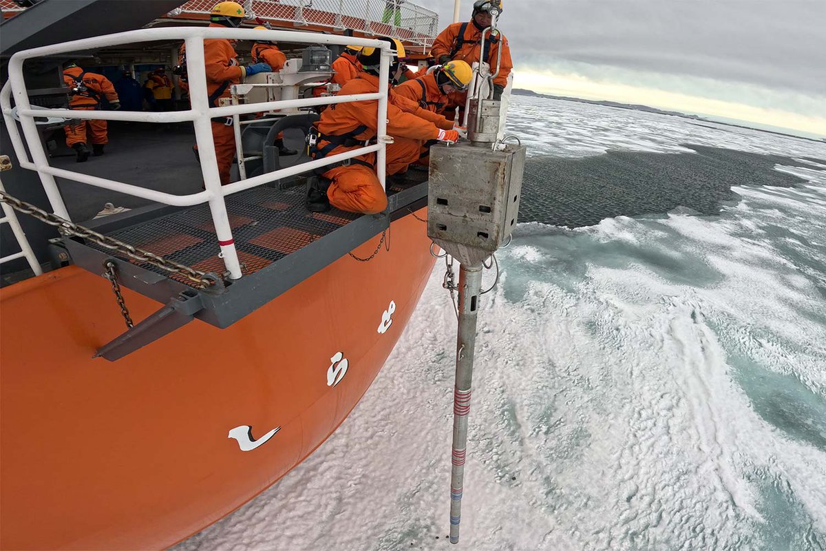 ⛄#砕氷艦しらせ の知らせ🐧 #しらせ は海洋観測支援、野外観測支援を