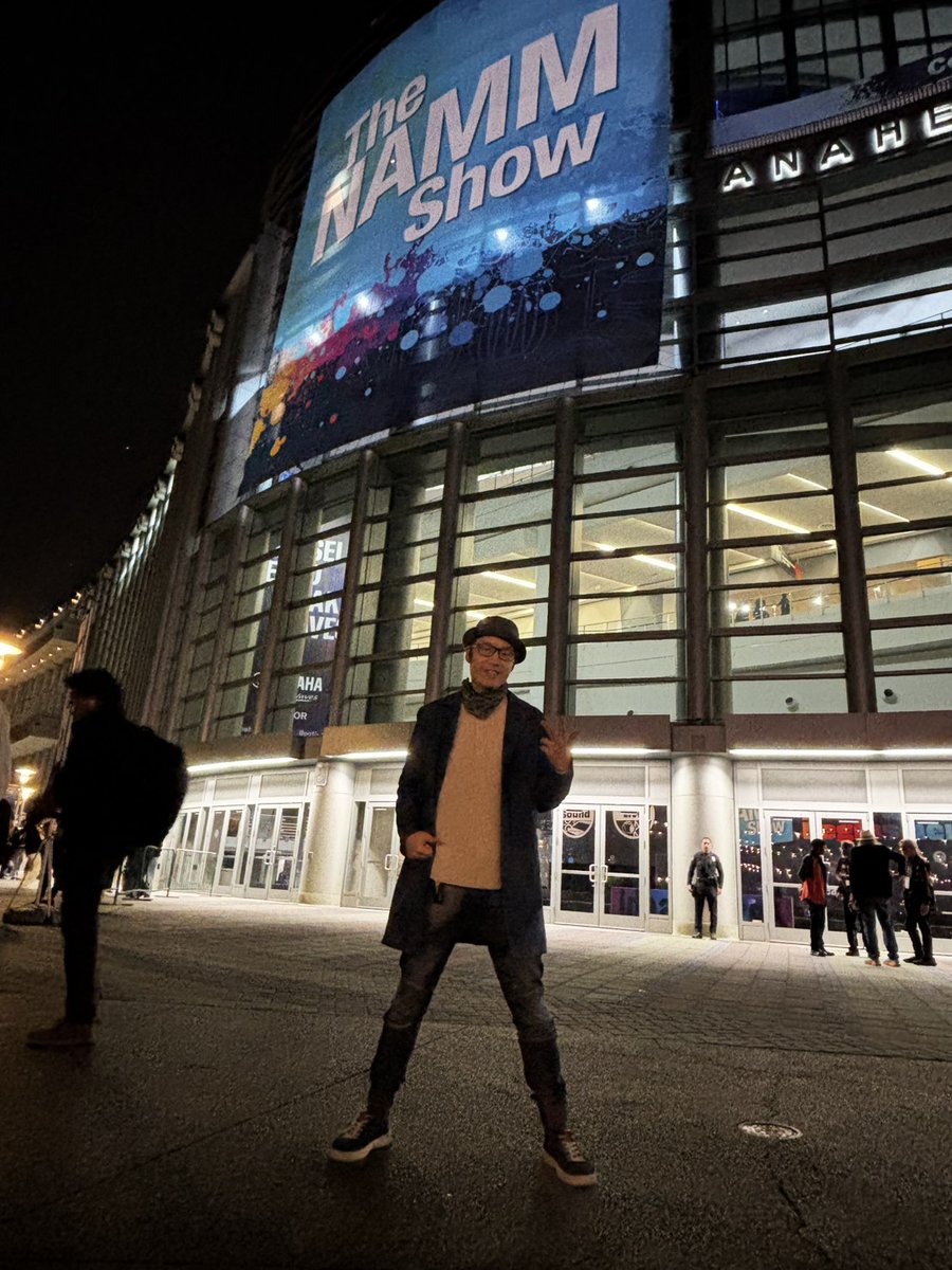 ProjectYY's tweet photo. Grateful for NAMM Show 2026 in Anaheim 🎶
Met old &amp; new friends, checked out new gear, and got so much positive energy.
GRAMMY week is here with events all over the city ✨
それにしても音楽ってなんか本当に気持ちいいですね
#NAMM2026 #GrammysWeek #Music https://t.co/n7w3EFfvbL