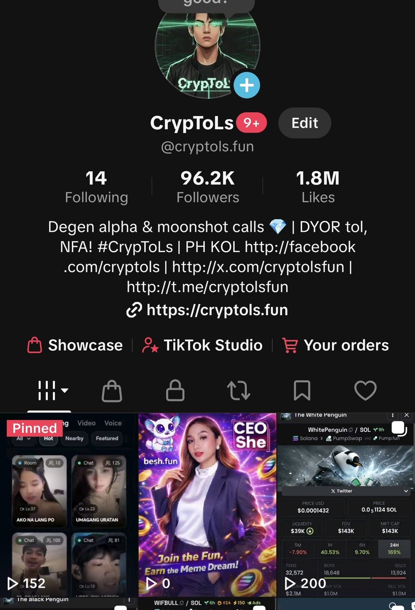 cryptolsfun's tweet image. just called $BESH on my tiktok go comment
vt.tiktok.com/ZSaP1YRnP/