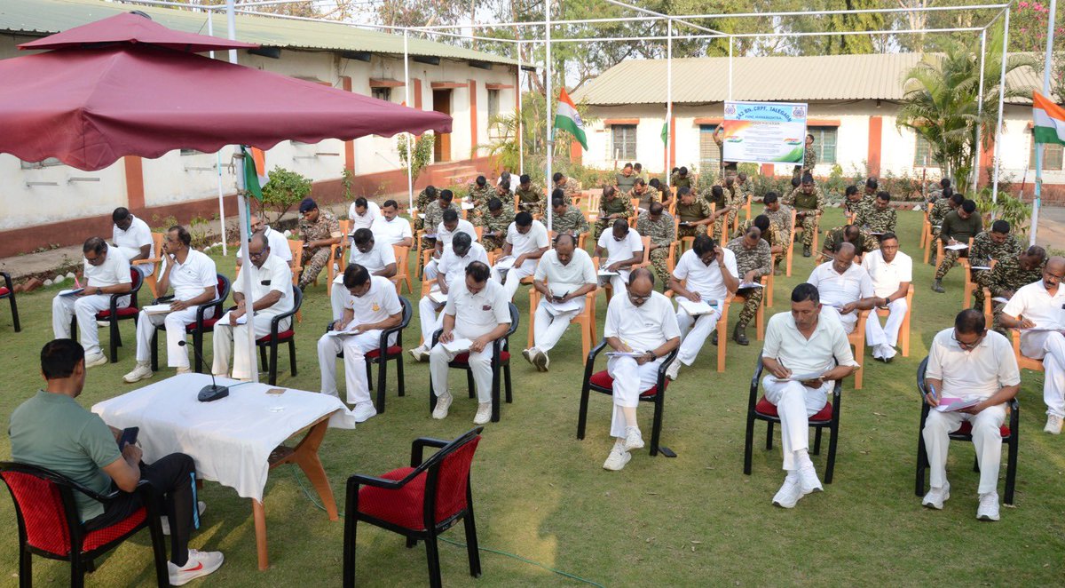 co242bncrpf's tweet photo. Regarding the importance of Vande Mataram, an essay writing competition was organized by 242 Battalion on 23/01/2026 #CRPF #kksector https://t.co/iOj1UbB0rI