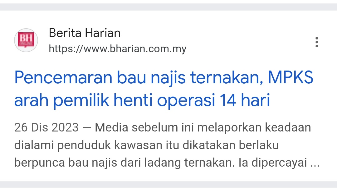 <a href="/jameschin110/">James Chin</a> Jauhnya tuan pergi padahal ceritanya pasal kandang ternakan binatang komersial. Tak ada siapa nak duduk dekat-dekat kandang binatang komersial, lantaklah ayam ke, babi ke, lembu ke. Semuanya berbau dan semuanya pernah masyarakat buat aduan. Babi ni tak special le.