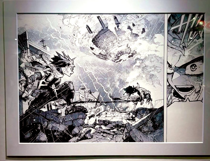 僕のヒーローアカデミア　複製原画　ジャンプフェスタ　2023 ジャンプフェスタ2023僕のヒーローアカデミアの原画！！ #僕のヒーロー