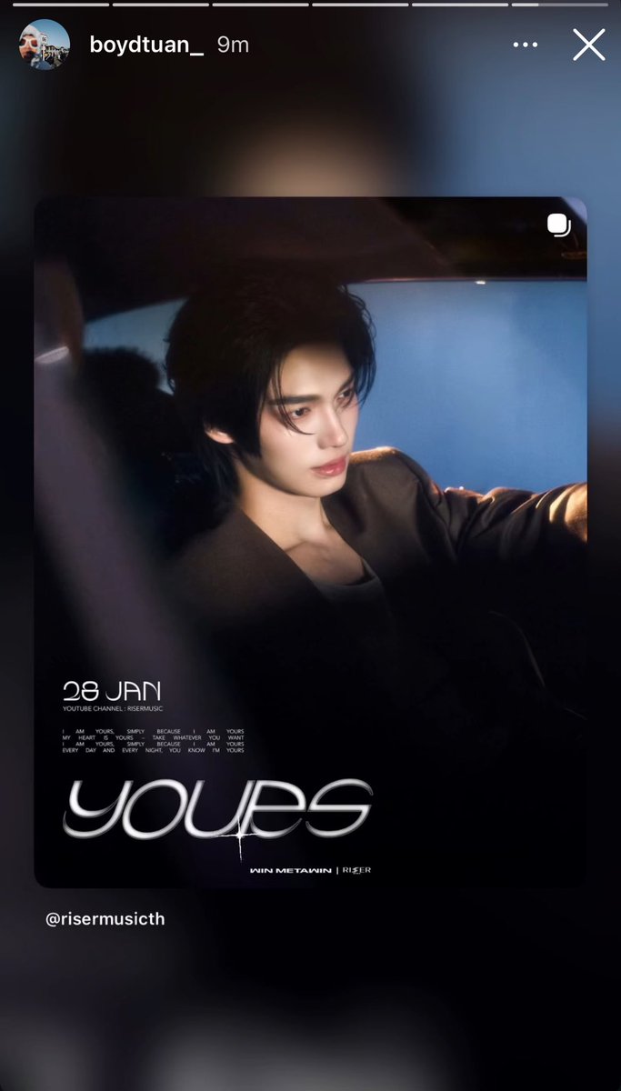 winmypeaches's tweet image. IGs tha_sataporn, boydtuan_, eedzilar

Yours - WIN METAWIN
POSTER1

📍28 JAN 2026 Official MV
🔗 YOUTUBE : RISER MUSIC
🎧 All Streaming Platforms

#YoursWIN
#Winmetawin
#RISERMUSIC