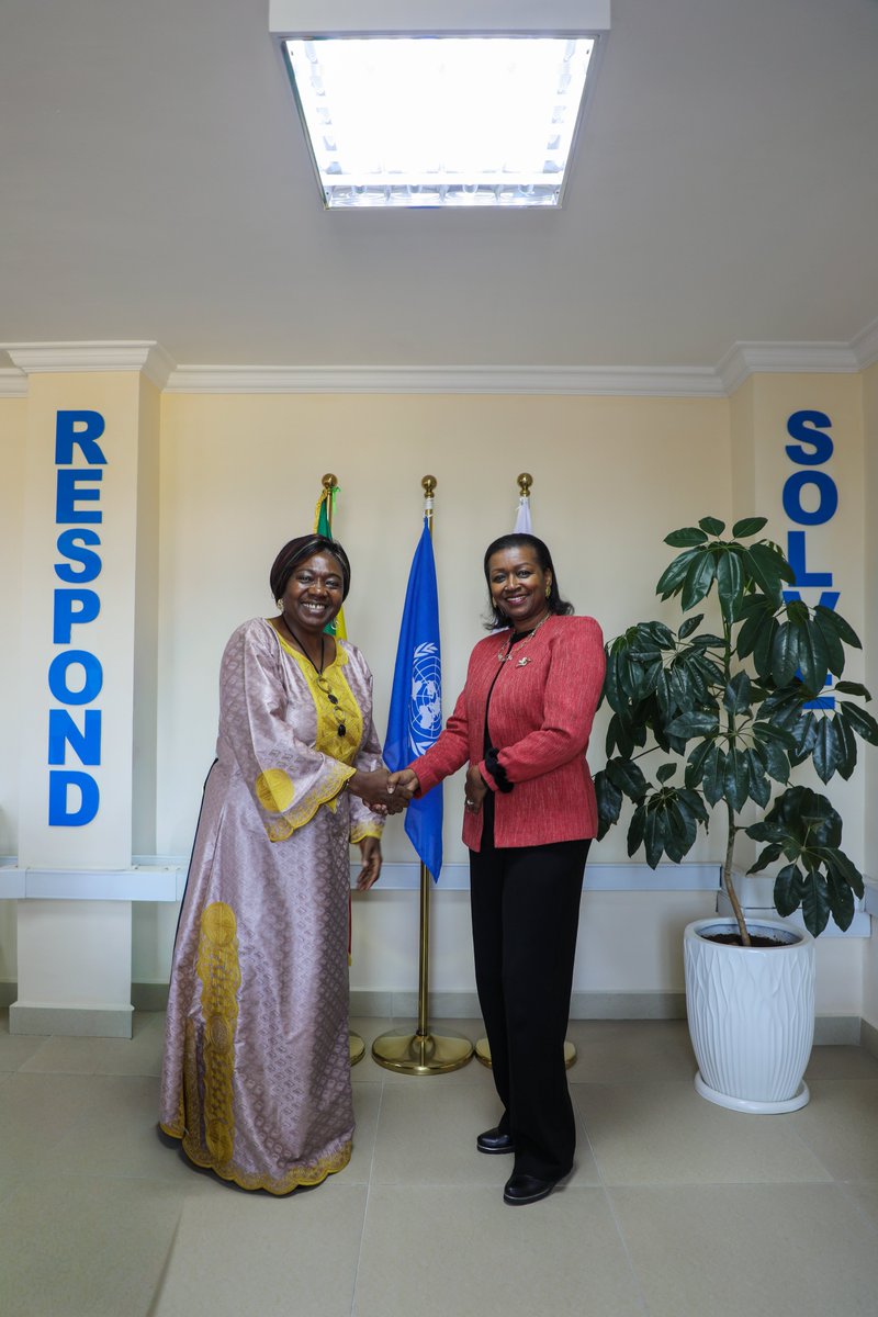 UNHCREthiopia's tweet image. UNHCR Rep. @AissatNdiaye welcomed Mrs. Jennet Kem, @unwomenethiopia Rep. in 🇪🇹, for a courtesy visit. Discussions focused on our close collaboration to strengthening women leadership, women's economic empowerment, advancing gender equality &amp;amp; solutions from the start.