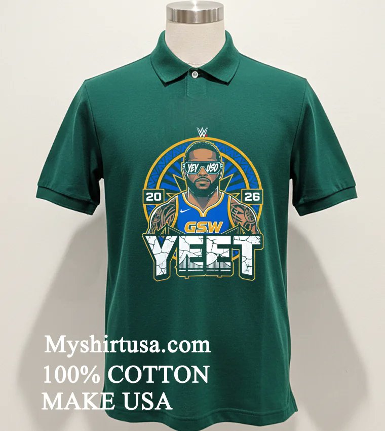TeeloveUsa123's tweet image. 📍 Wwe Jey Uso Yeet X Golden State Warriors 2026 Shirt

graphic of Jey Uso’s "Yeet" gesture, seamlessly blended with the unmistakable Golden State Warriors’ iconic imagery and the promising "2026"...

🛒 Order here: myshirtusa.com/product/wwe-je…
 #DPEU