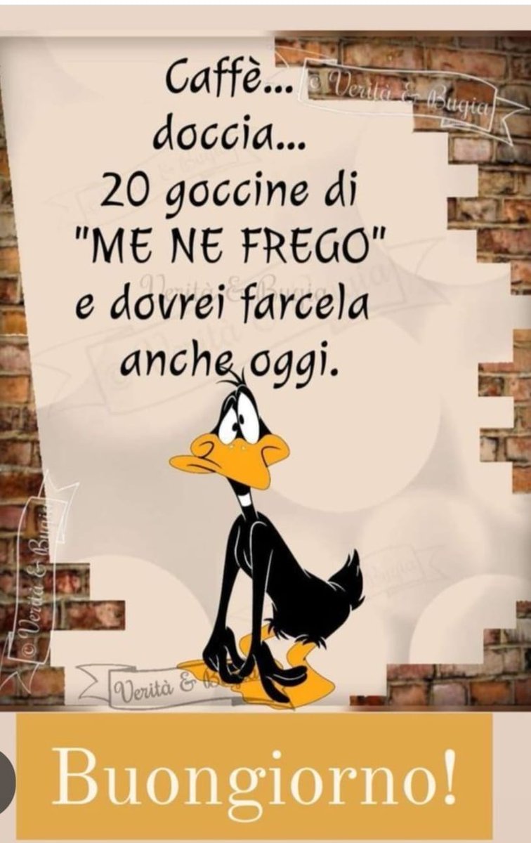Buongiorno e buon lunedì