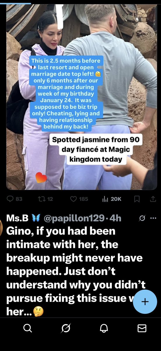 Lol! 😂Gino blocked me because of my comment on his post…😂