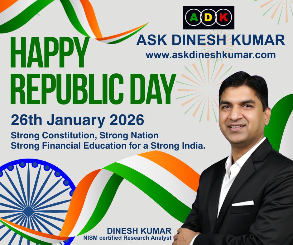 askdineshkumar's tweet photo. The Constitution has given us freedom, and financial education teaches us responsibility.
Discipline, patience, and the right decisions—these are the true qualities of a successful trader and a strong India.
✨ Jai Hind | Happy Republic Day ✨ https://t.co/ktayrVL84E