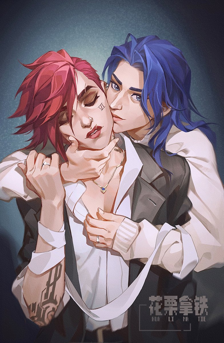 yeshuhang92's tweet image. 新年的第一吻💋#Caitvi #viarcane #Caitlyn #arcane