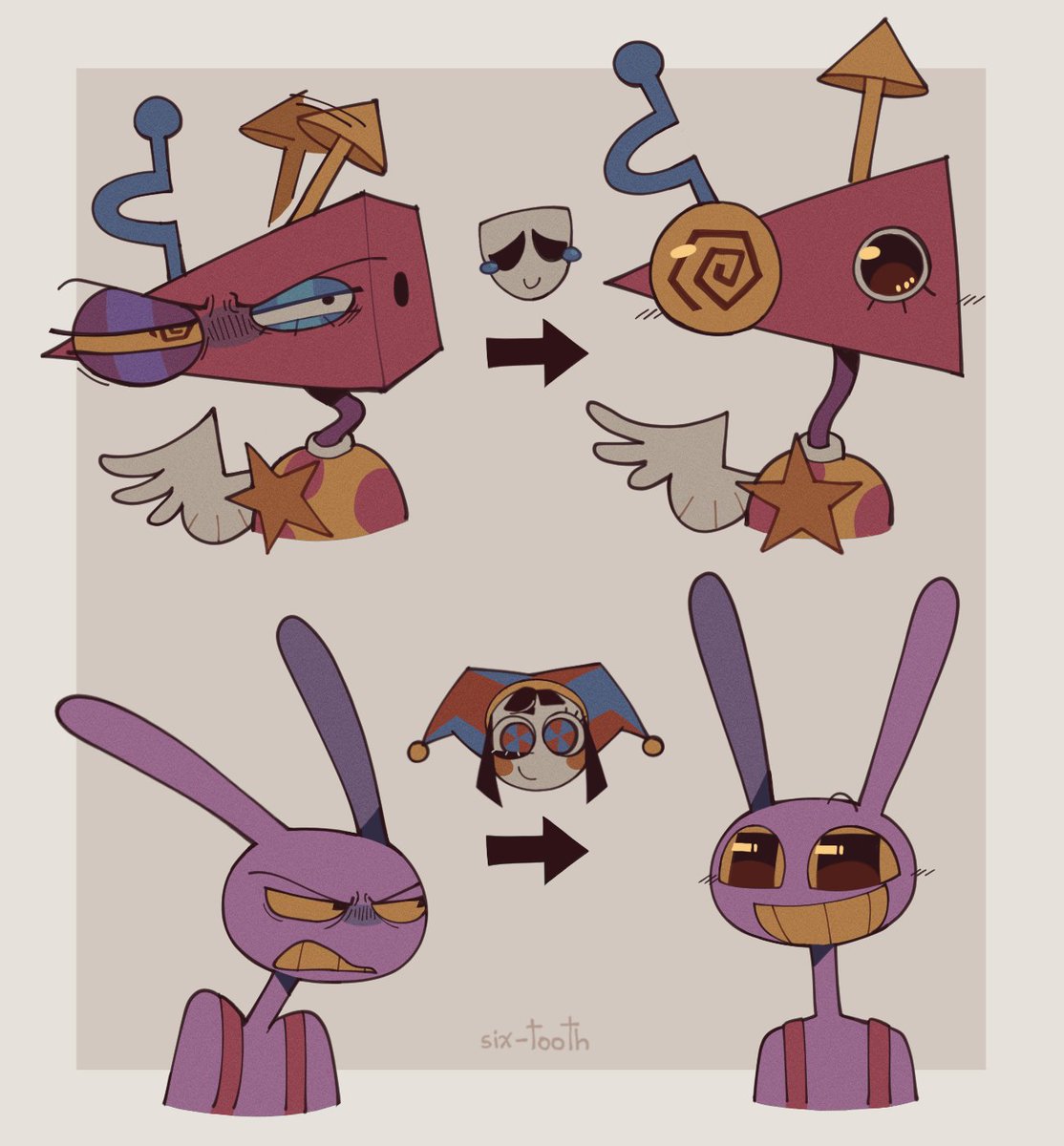 six-tooth tweet media