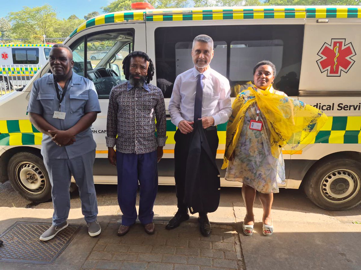DavidSaranga's tweet image. Health experts from Israel will assist hospitals in the Eastern Cape 🇮🇱🇮🇱🇿🇦

Following King Dalindyebo’s visit to Israel and his meeting with the Director of Sheba Medical Center, I visited Mthatha General Hospital and Nelson Mandela Academic Hospital.

We held in-depth…