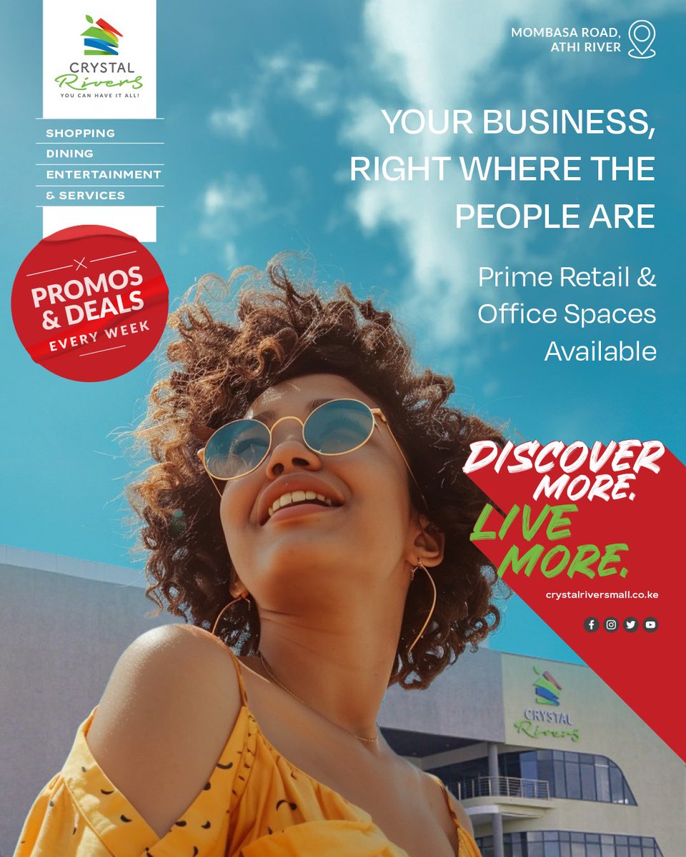 crystal_rmall's tweet photo. Ready to grow? Crystal Rivers Mall is home to trusted brands &amp; high foot traffic. 

Secure a retail or office space designed for visibility &amp; long-term growth. Your next move starts here. Inquire today! 

#DiscoverMoreLiveMore #CrystalRiversMall #AthiRiverBusiness #Retail https://t.co/Vnk3tVNOZH