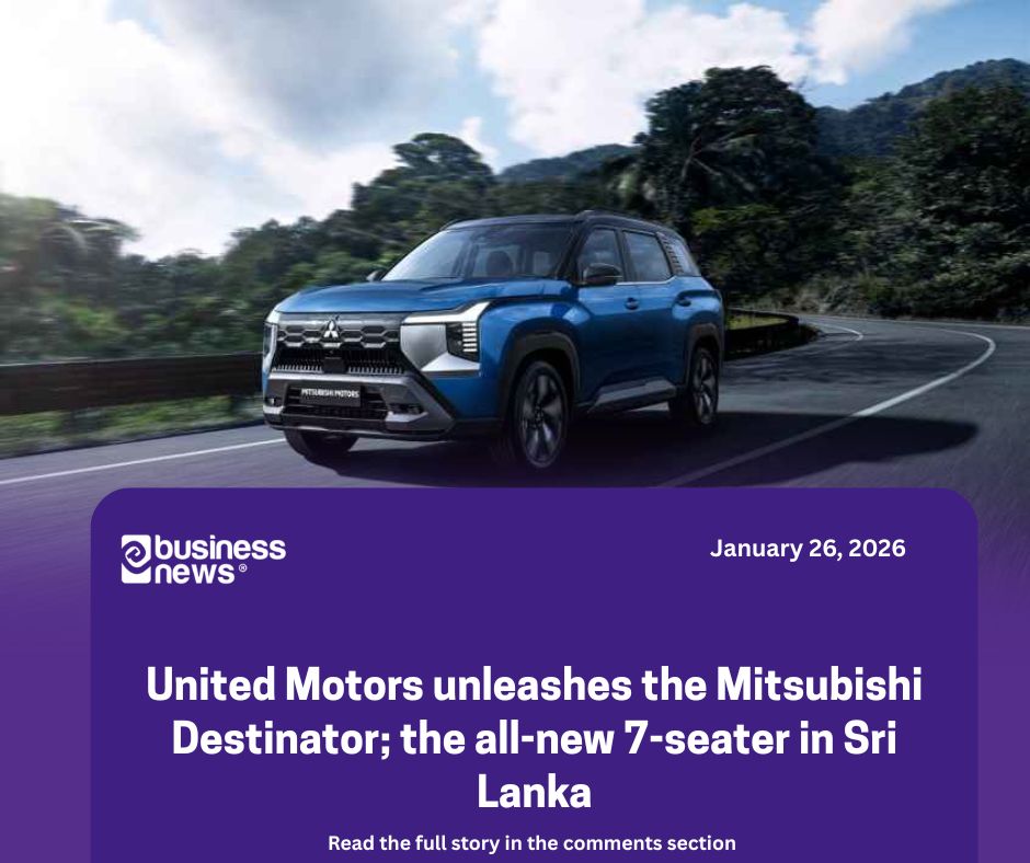 lbnbusinessnews's tweet image. United Motors unleashes the Mitsubishi Destinator; the all-new 7-seater in Sri Lanka 
#UnitedMotors #MitsubishiDestinator