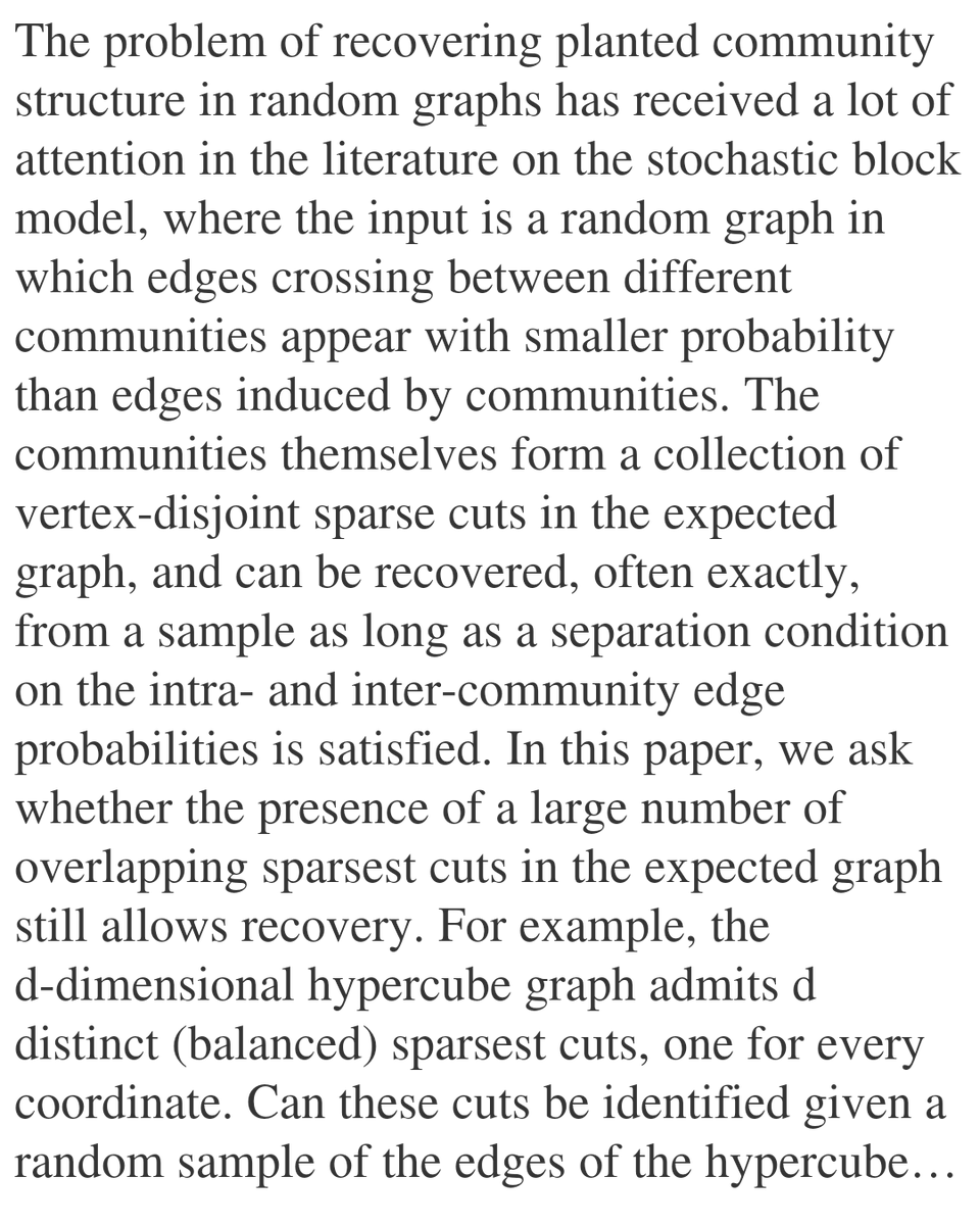 Recovering Communities in Structured Random Graphs

Michael Kapralov, Luca Trevisan, Weronika Wrzos-Kaminska
arxiv.org/abs/2601.16910 [𝚌𝚜.𝙳𝚂]