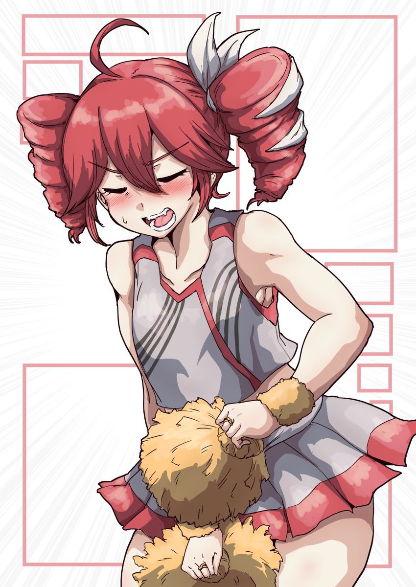 今日の日課はポンポン付きチアガール重音テトさんです 