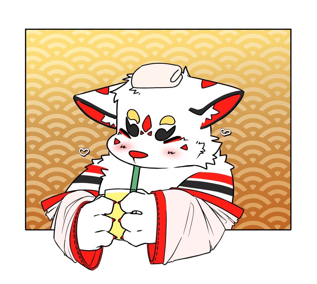 흰둥이 / しろ tweet media