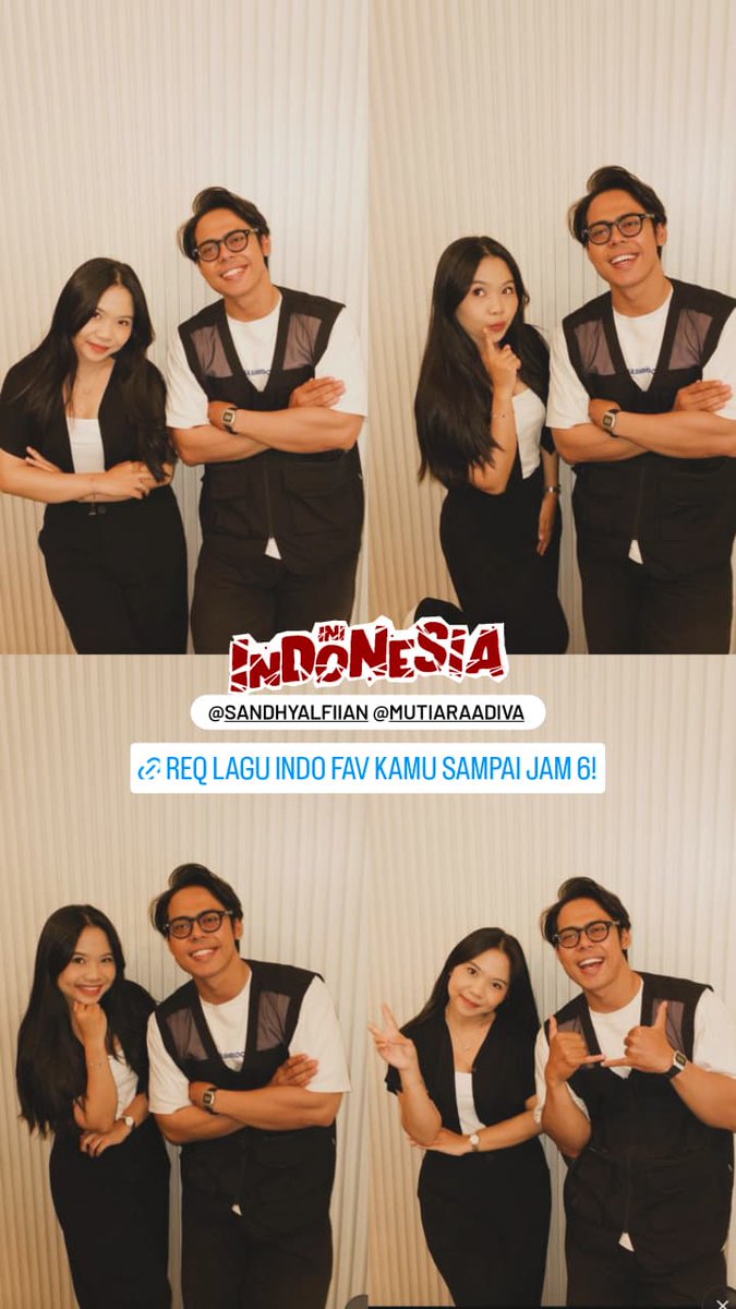 Yuk dengerin Alfi dan Mutia sampai jam 6 sore!!