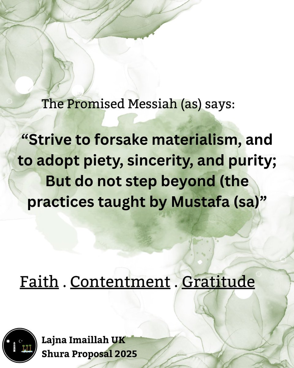 LajnaUK's tweet photo. Lajna UK #ShuraProposal Campaign:

True inner peace is found with the heart letting go of worldly desires and embracing remembrance of Allah.

#MondayMotivation

#Faith #Contentment #Gratitude https://t.co/Oc4TgjoWSd