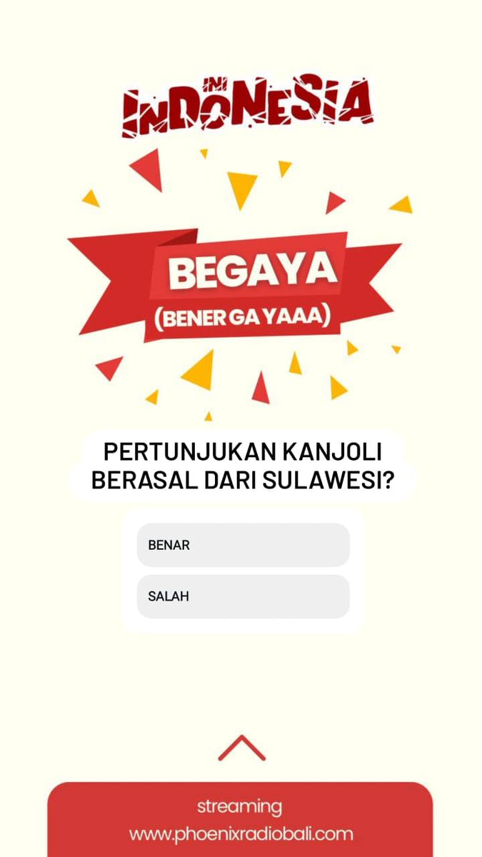 Bener ga yaaa? Ikutan jawab deh!