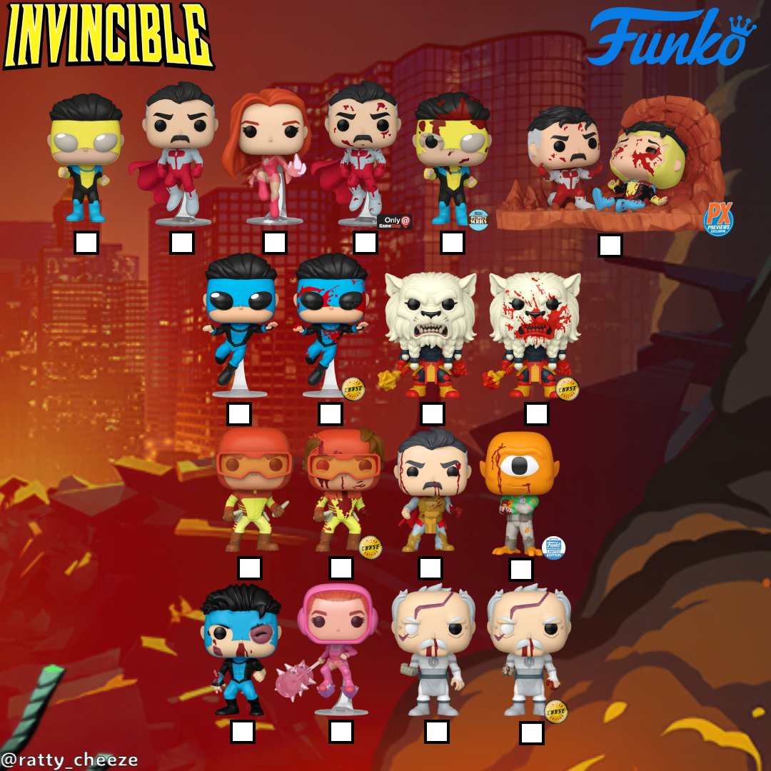 Here's a checklist of all the known Invincible Funko Pops! Including ...
