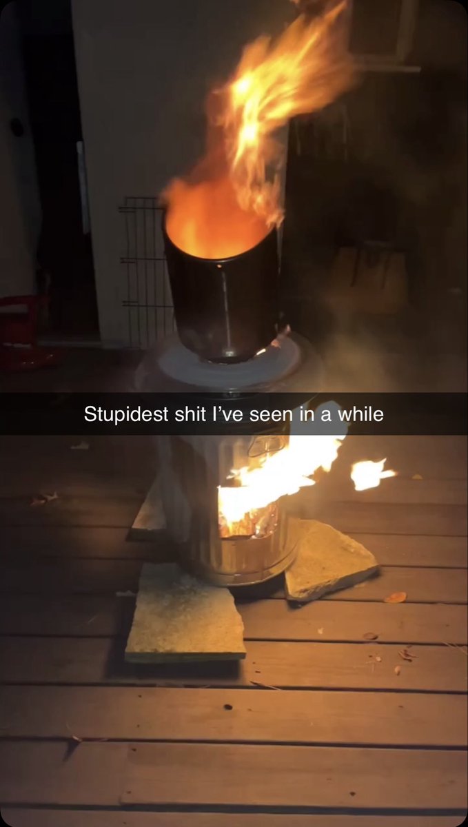 johnnygarfunkel's tweet photo. I mean just look at this picture. If I’ve ever heard of a contraption this is definitely one. The single “furnace” with double inceptions. #tcarl #firefurnace https://t.co/VAPRqG0ns4
