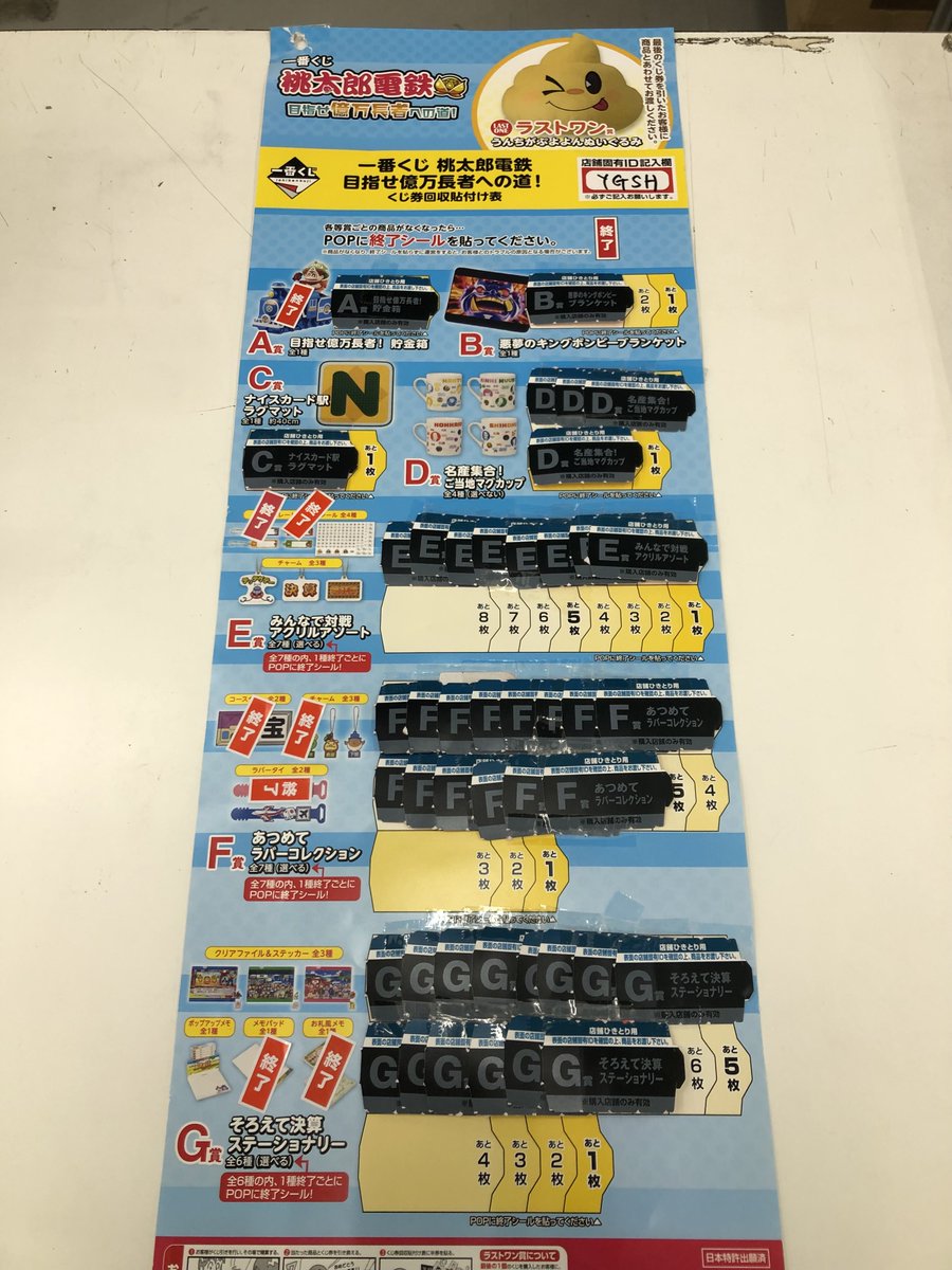 くじ情報 一番くじ 『桃太郎電鉄 目指せ億万長者への道!』 こちらの くじ情報 一番くじ 『桃太郎電鉄 目指せ億万長者への道!』 こちらの