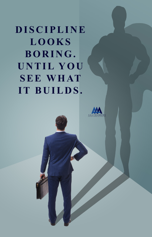 aaa_chambers's tweet photo. Discipline is the bedrock of success.

#aaachambers #lawfirms #lawfirmsinlagos #litigation #lawfirmsinnigeria #nigerianlaw #litigationnigeria #legalpracticeNG https://t.co/RPGZzbIPJR