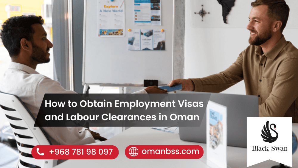 omanbss's tweet photo. How to Obtain Employment Visas and Labour Clearances in Oman

First employers register online; then submit documents, therefore approvals follow, and finally obtain employment visas and labour clearances in Oman.

Read on: https://t.co/ZRXrUlflGM

#EmploymentVisa #LabourClearance https://t.co/FhoLHsyXZw