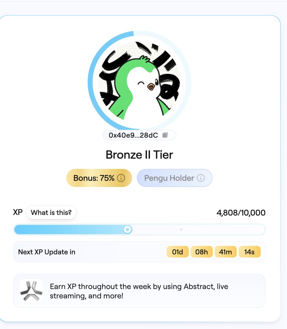 Second Abstract Farming 정리
<a href="/Aborean/">Aborean Finance</a> Liquidity

1. USDC / USDT 유동성  $20,000
* 현재로서는 가장 안전한 파밍 전략이라고 판단
* XP 수급량 확인 후 다음 주에 추가 투입 여부 결정 예정

2. $CHECK / $ETH LP  $5,700
* 현재 Gauge APR이 가장 높은 풀
* IL리스크를 고려해 풀레인지