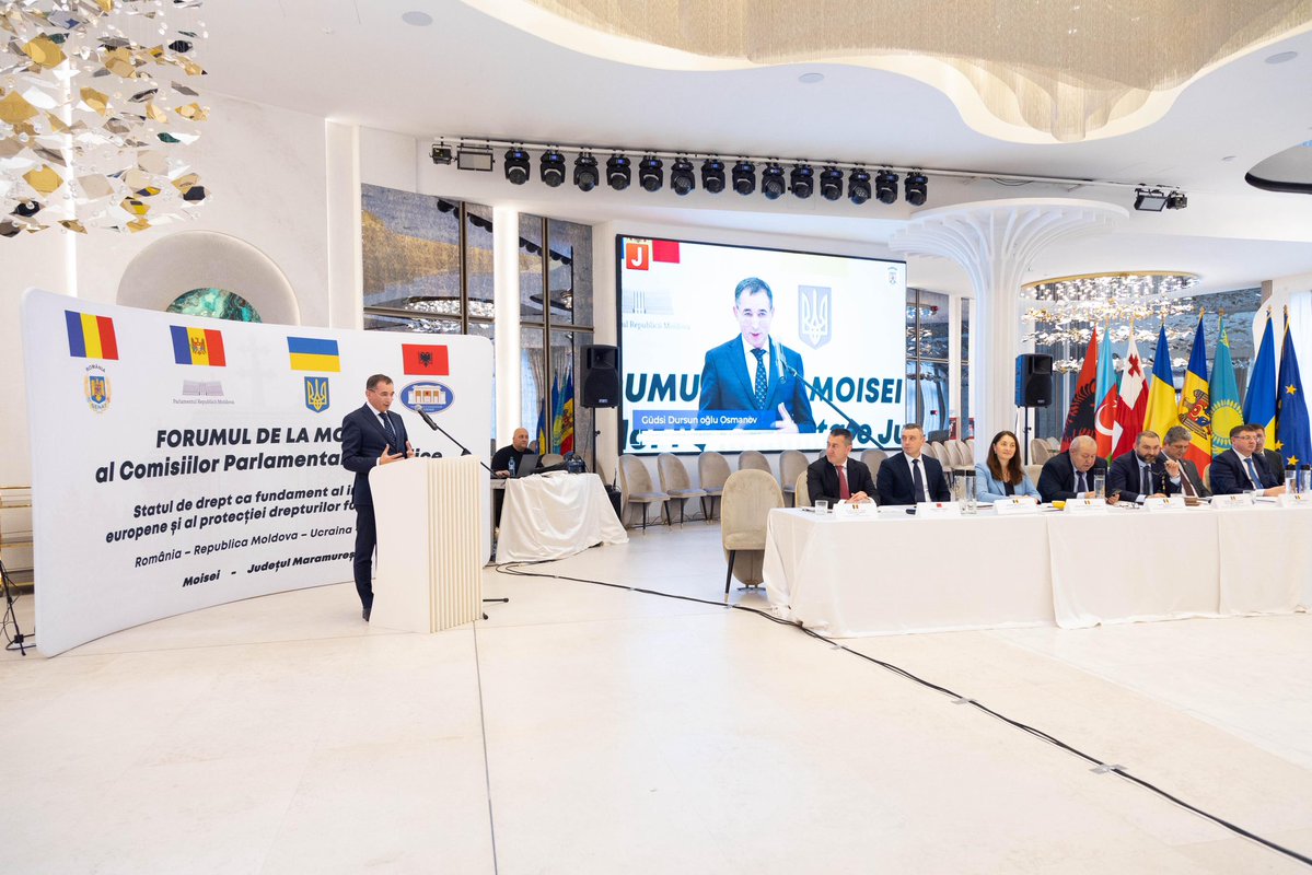 AzEmbRomania's tweet image. From 22–25 January, Moisei (Maramureș, Romania) hosted the 3rd Annual Forum of the Parliamentary Committees on Legal Affairs of Romania, Moldova, Ukraine and Albania, with Azerbaijan participating as a special guest.

Within the framework of the Forum, a photo exhibition…