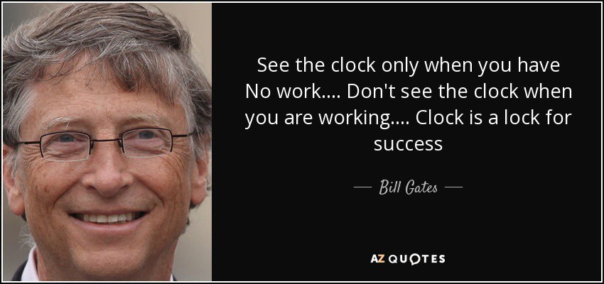 mehtasanjay's tweet image. If you want to buy things looking at the prices. 

Start working without looking at the clock.

#true #clock