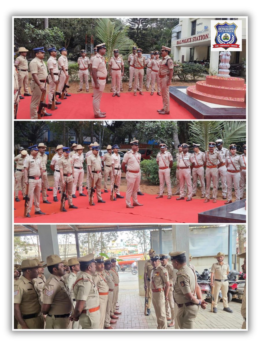 🇮🇳 Republic Day Greetings 🇮🇳

Today, the 77th Republic Day was celebrated with utmost respect, discipline, and enthusiasm across all police stations under the jurisdiction of the Whitefield Division, with flag hoisting, the National Anthem, and patriotic fervour. On this