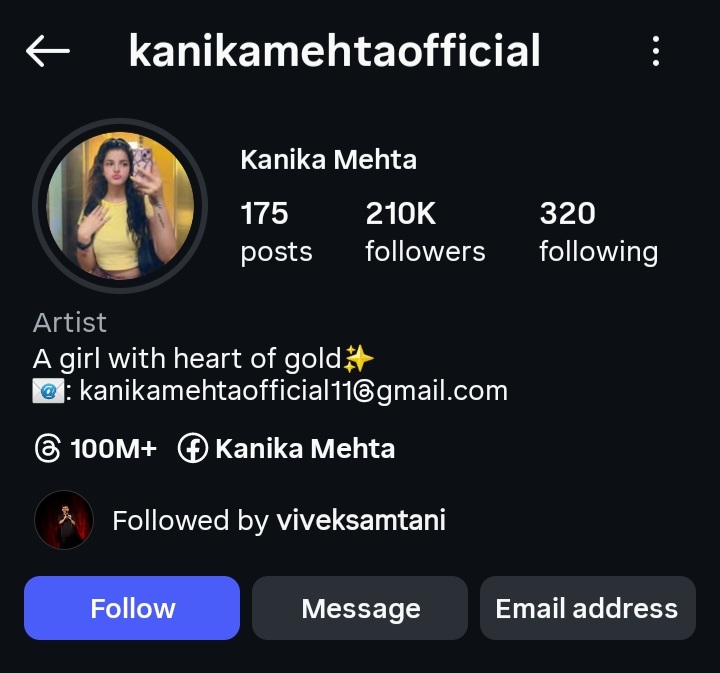 Durga_avtr_sena's tweet photo. Name:Kanika Mehta
Work: Showing Body
Followers: 210k
How nudity is increasingly being sold as entertainment ??
How long the girls understand that There is no need to be naked for attention.
Freedom must come with responsibility.
#StopNudity #Instagram https://t.co/g4WibOlNKi
