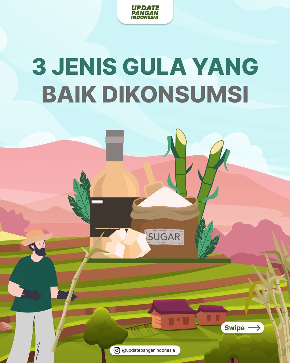 BULOG_Mkw's tweet photo. Dari gula pasir, gula aren sampai kamu... 
Ternyata manis itu ga selalu harus dihindari yaaa, asal jangan dikonsumsi berlebihan aja agar semua tetap seimbang!

#SobatPanganIndonesia #UpdatePanganIndonesia #TipsDapurCerdas #GulaPasir #JenisGulaBaik https://t.co/xe0H9LqEvU