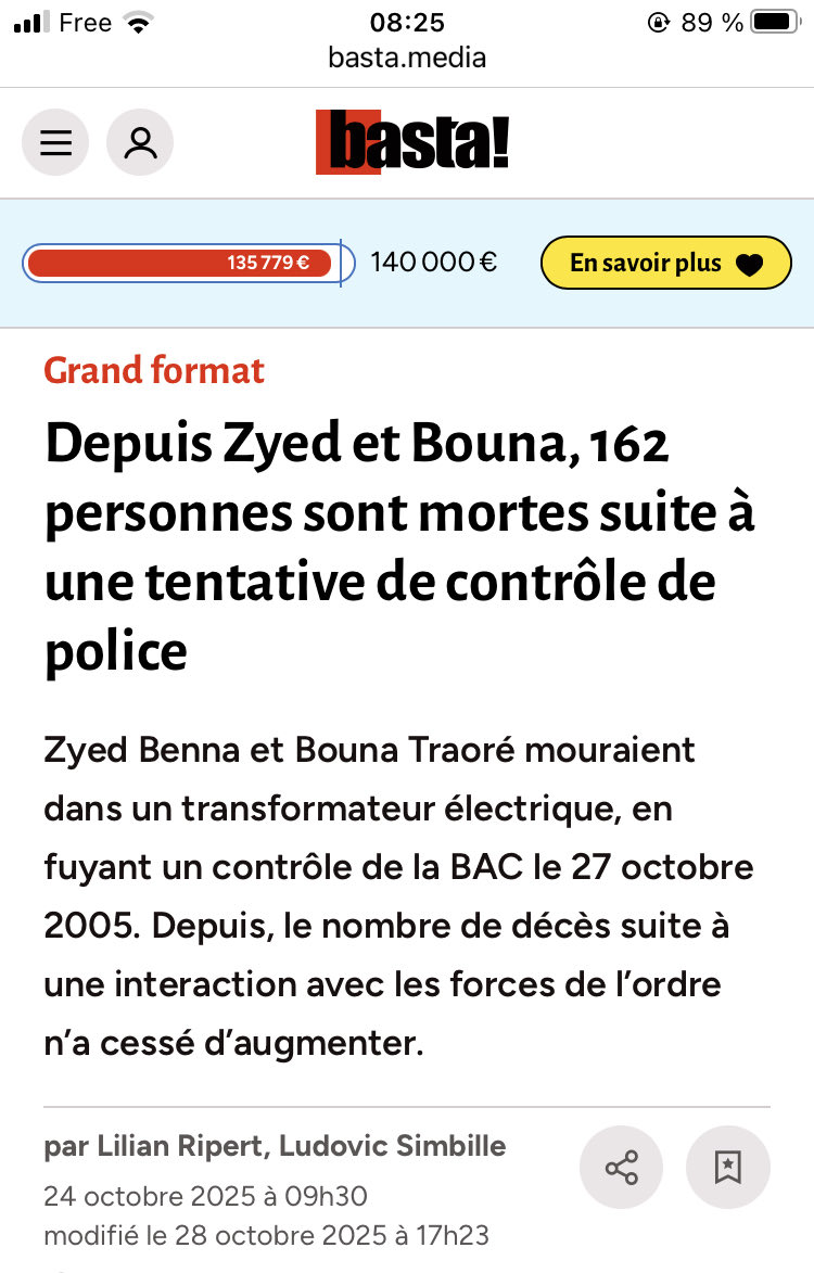 MaximCombes's tweet image. Dénoncer les violences policières aux US c’est bien. En faire autant pour la France, ce serait mieux.
(Message à quelques éditorialistes à la dénonciation à géométrie variable)