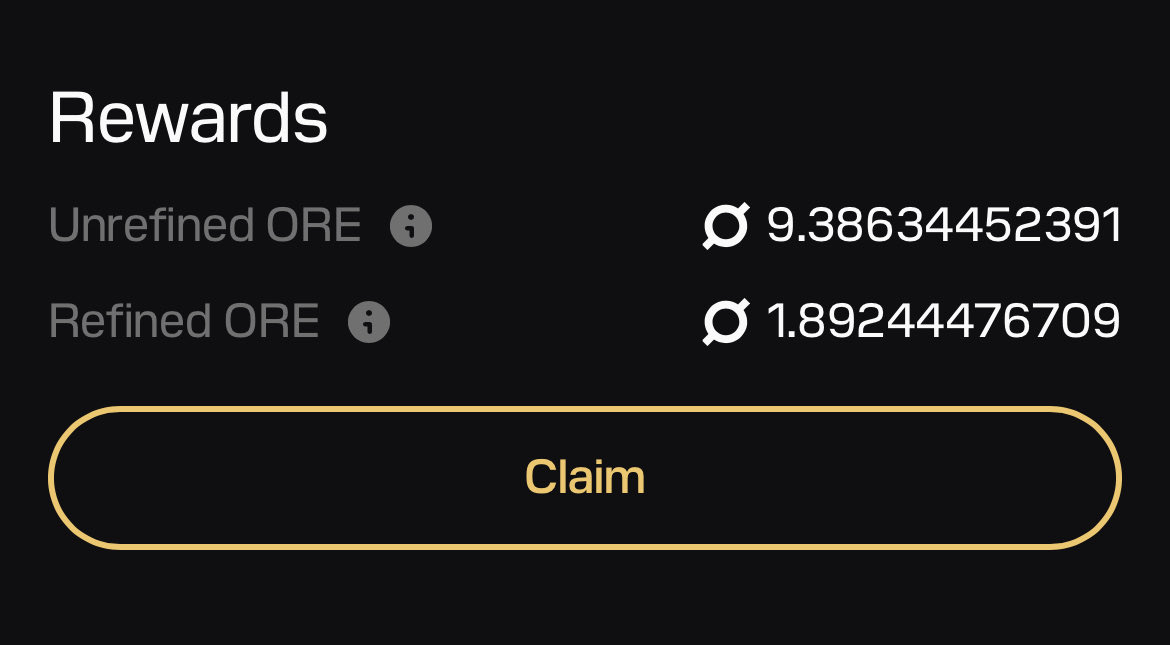 So… 10% of SOL alts Mcap is $10 Billion right? 

Dweebs: “It doesn’t work like that!”

Ok, but if not $10 Billion, then how does $1 Billion Mcap for $ORE sound? 

At $1 Billion that’s a tidy 20x from here… and a 20x would surely make miners froth, which in turn would push