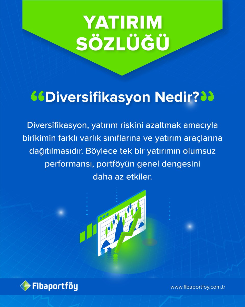 Diversifikasyon: Portföyün Güvenlik Kalkanı! 

Yatırımlarınızda sürdürülebilir başarı için portföyünüzü çeşitlendirin!  

🔍 Daha fazla finansal terim için Yatırım Sözlüğü’nü takipte kalın!  

#YatırımSözlüğü #Diversifikasyon #PortföyYönetimi #RiskYönetimi #FibaPortföy