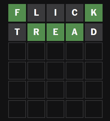 I can't believe i'm posting a fucking wordle screenshot, but this was too funny to pass the opportunity. #Wordle