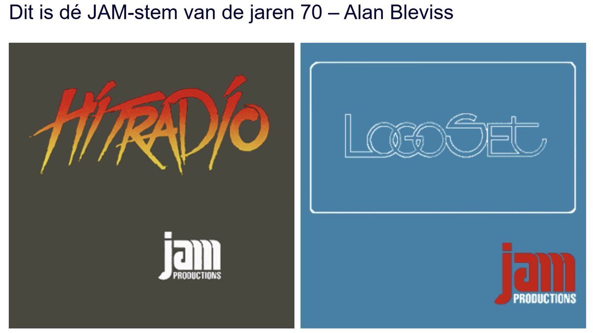 Maak kennis met dé JAM-stem van de jaren 70; Alan Bleviss. Met veel jingledemo-voorbeelden. Nu op jingleweb.nl