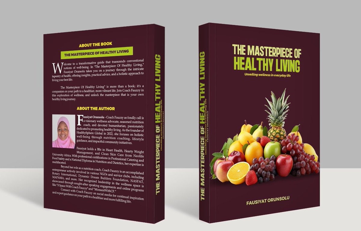 FausiyatOlolade's tweet image. Transform your life, one page at a time! 📘

'Masterpiece Of Healthy Living' has got your back! 

Dive into easy tips and tricks for a better lifestyle. Grab your copy now and let's do this together! 📘💪 

Order here: selar.co/393g81 

#HealthyLiving 
#OrderNow
