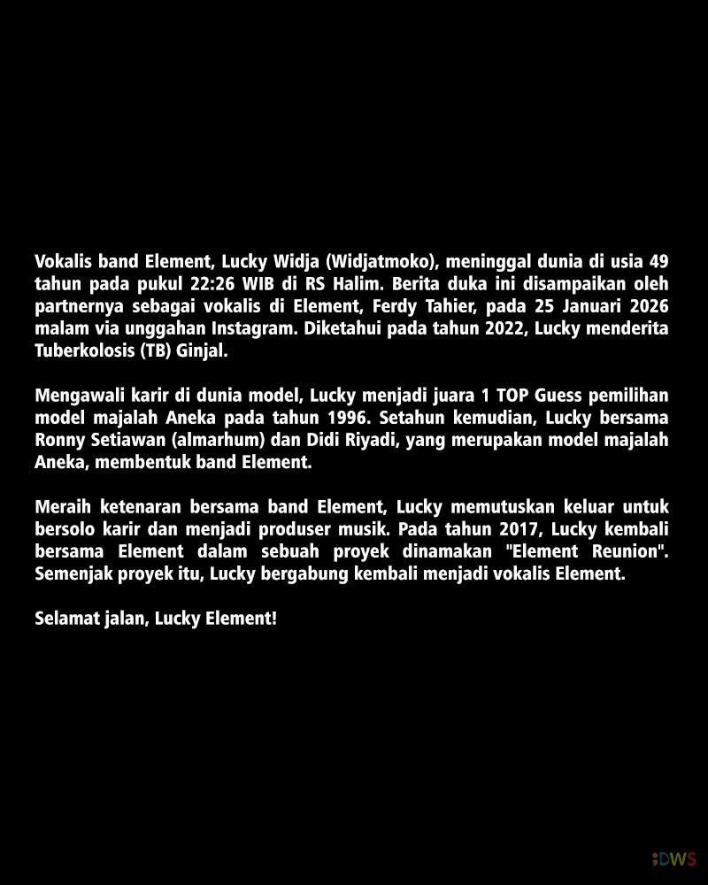 𝗟𝘂𝗰𝗸𝘆 𝗘𝗹𝗲𝗺𝗲𝗻𝘁 𝗠𝗲𝗻𝗶𝗻𝗴𝗴𝗮𝗹 𝗗𝘂𝗻𝗶𝗮 𝗱𝗶 𝗨𝘀𝗶𝗮 𝟰𝟵 𝗧𝗮𝗵𝘂𝗻