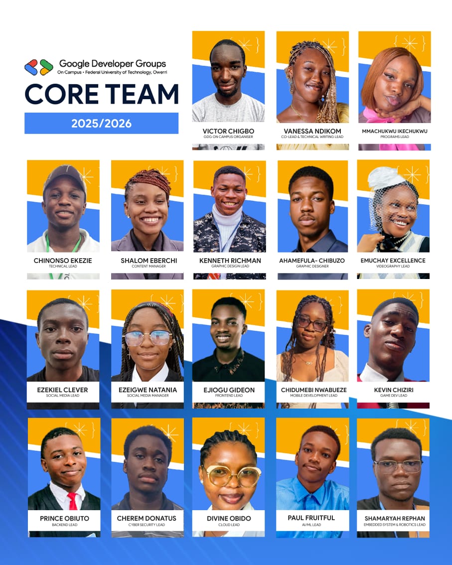 GDG on Campus FUTO tweet media